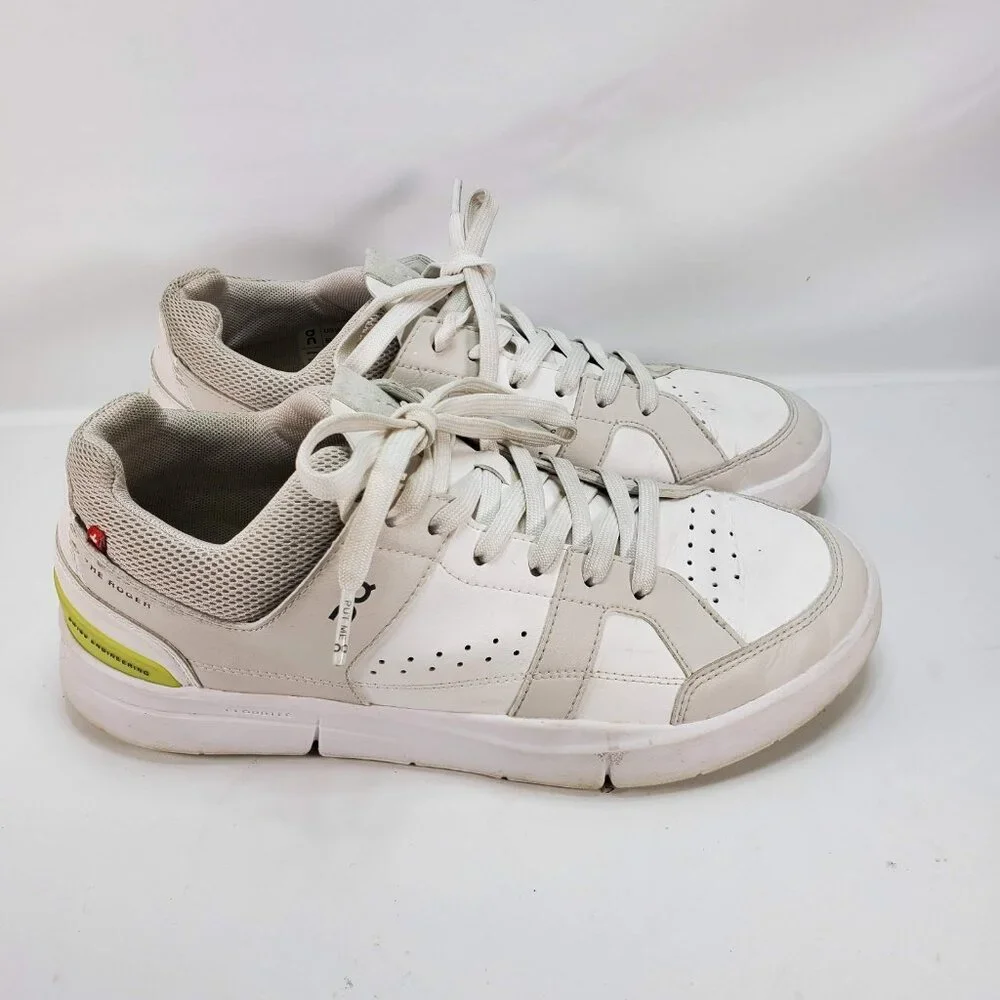 On THE ROGER Clubhouse CloudTec Womens 9 Tennis Sneakers White‎ Yellow